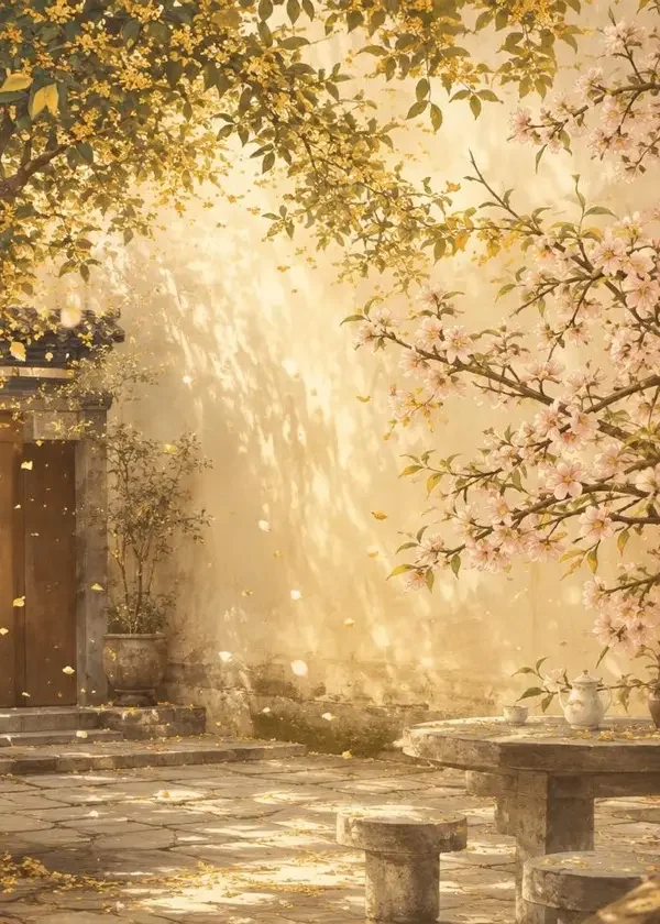 桂花雨的时候封面图，电影作品